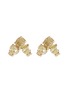 Main View - Click To Enlarge - XIAO WANG - 'Stardust' diamond 14k yellow gold stud earrings