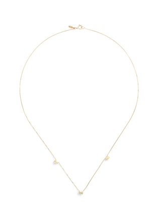Main View - Click To Enlarge - XIAO WANG - 'Stardust' diamond 14k yellow gold necklace