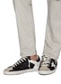 Figure View - Click To Enlarge - GOLDEN GOOSE - 'Superstar' colourblock leather panel suede sneakers