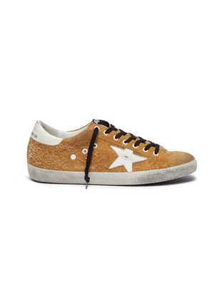 Main View - Click To Enlarge - GOLDEN GOOSE - 'Superstar' brushed suede sneakers