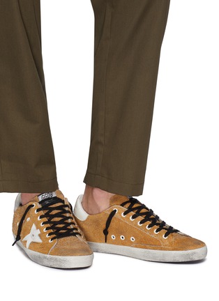 Figure View - Click To Enlarge - GOLDEN GOOSE - 'Superstar' brushed suede sneakers