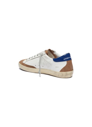 Detail View - Click To Enlarge - GOLDEN GOOSE - 'Superstar' colourblock suede panel leather sneakers