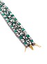 Detail View - Click To Enlarge - AISHWARYA - Diamond emerald gold alloy bracelet