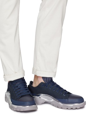Figure View - Click To Enlarge - ADIDAS X RAF SIMONS - 'Detroit' low-top canvas sneakers