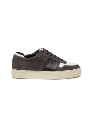 Main View - Click To Enlarge - AXEL ARIGATO - Stripe mesh panel suede sneakers