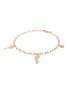 Main View - Click To Enlarge - SYDNEY EVAN - 'Love' diamond 14k yellow gold charm bracelet