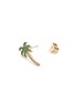 Detail View - Click To Enlarge - SYDNEY EVAN - PALM TREE' DIAMOND 14K YELLOW GOLD SINGLE STUD EARRING