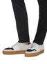 Figure View - Click To Enlarge - AXEL ARIGATO - Stripe mesh panel suede sneakers