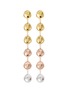 Main View - Click To Enlarge - J. HARDYMENT - 'Small Thumbprints' 14k gold silver chain drop earrings