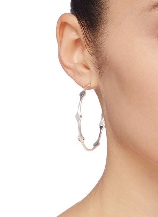 Figure View - Click To Enlarge - J. HARDYMENT - 'Multi Long Face 45mm' hoop earrings