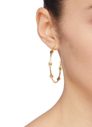 Figure View - Click To Enlarge - J. HARDYMENT - 'Multi Long Face 45mm' hoop earrings