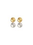 Main View - Click To Enlarge - J. HARDYMENT - 'Small Double Thumbprint' drop earrings