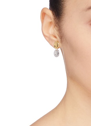 Figure View - Click To Enlarge - J. HARDYMENT - 'Small Double Thumbprint' drop earrings