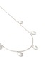 Detail View - Click To Enlarge - J. HARDYMENT - 'Small Thumbprints' rhodium silver charm necklace
