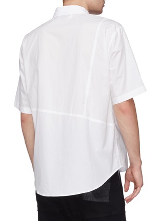  - QUIBE  - Profile embroidered unisex short sleeve shirt