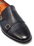 Detail View - Click To Enlarge - SANTONI - Double monk strap leather loafers