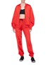 Figure View - Click To Enlarge - 42|54 - 'Queen of Hearts' gathered cuff bomber jacket