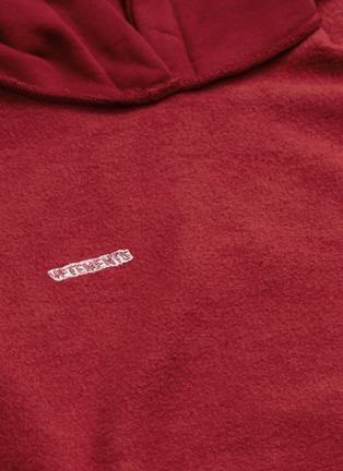  - VETEMENTS - Logo patch reverse hoodie