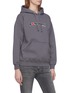Front View - Click To Enlarge - VETEMENTS - Slogan graphic embroidered unisex hoodie