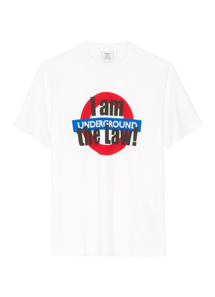 Main View - Click To Enlarge - VETEMENTS - Slogan graphic print unisex T-shirt