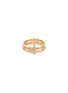 Main View - Click To Enlarge - HYÈRES LOR - 'Couple' diamond 14k gold double band ring