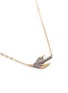 Detail View - Click To Enlarge - HYÈRES LOR - 'Colombe d'Or' diamond 14k gold pendant necklace
