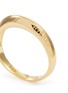 Detail View - Click To Enlarge - HYÈRES LOR - 'Champagne Moon' brushed 14k gold ring