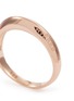 Detail View - Click To Enlarge - HYÈRES LOR - 'Champagne Moon' brushed 14k rose gold ring