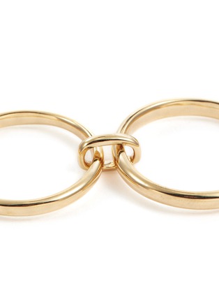 Detail View - Click To Enlarge - HYÈRES LOR - 'Couple' 14k gold double band ring