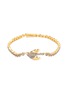 Main View - Click To Enlarge - HYÈRES LOR - 'Colombe d'Or' diamond 14k gold link bracelet