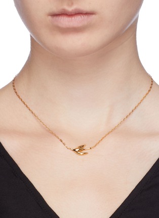 Figure View - Click To Enlarge - HYÈRES LOR - 'Colombe d'Or' 14k gold pendant necklace