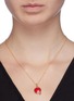 Figure View - Click To Enlarge - HYÈRES LOR - 'Penny d'Or' coral 14k gold pendant necklace