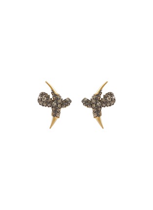 Main View - Click To Enlarge - HYÈRES LOR - 'Colombe d'Or' diamond 14k gold stud earrings