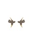 Main View - Click To Enlarge - HYÈRES LOR - 'Colombe d'Or' diamond 14k gold stud earrings