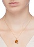 Figure View - Click To Enlarge - HYÈRES LOR - 'Penny d'Or' amber 14k gold pendant necklace