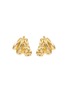 Main View - Click To Enlarge - HYÈRES LOR - 'Champagne Moon' diamond 14k gold earrings