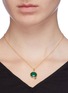 Figure View - Click To Enlarge - HYÈRES LOR - 'Penny d'Or' jade 14k gold pendant necklace