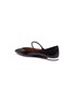 Detail View - Click To Enlarge - AQUAZZURA - 'Stylist' knot strap leather flats