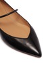 Detail View - Click To Enlarge - AQUAZZURA - 'Stylist' knot strap leather flats
