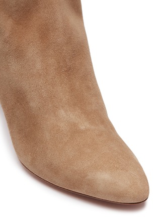 Detail View - Click To Enlarge - AQUAZZURA - 'Gainsbourg' suede knee high boots