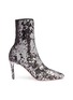 Main View - Click To Enlarge - AQUAZZURA - 'Costes' sequin ankle boots