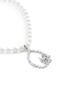 Detail View - Click To Enlarge - HEFANG - 'Castle' cubic zirconia shell pearl pendant necklace
