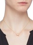 Figure View - Click To Enlarge - HEFANG - 'Aurora' cubic zirconia thread spindle necklace