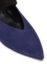 Detail View - Click To Enlarge - PIERRE HARDY - 'Ruche' suede skimmer flats