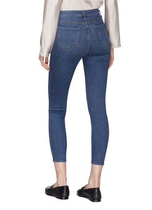 Back View - Click To Enlarge - L'AGENCE - 'Margot' skinny jeans