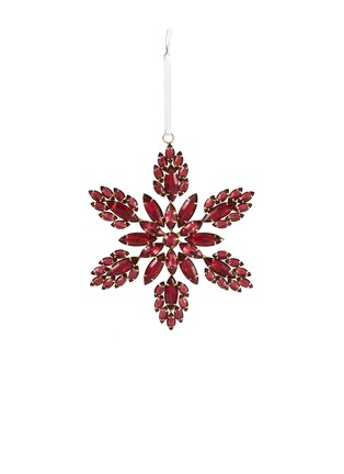 Main View - Click To Enlarge - SHISHI - Snowflake glass bead large Christmas ornament