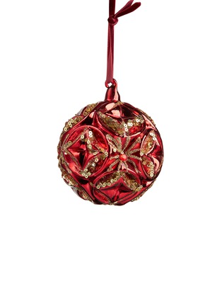 Main View - Click To Enlarge - SHISHI - Geometric glitter sequin Christmas ornament