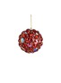 Main View - Click To Enlarge - SHISHI - Cluster jewel ball Christmas ornament – Red