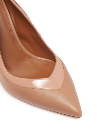 Detail View - Click To Enlarge - MALONE SOULIERS - 'Penelope' patent panel leather pumps