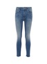 Main View - Click To Enlarge - MOTHER - 'Looker' frayed cuff skinny jeans